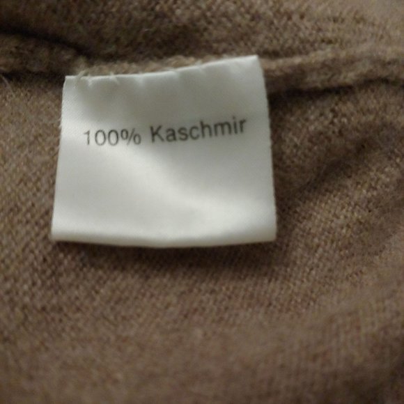 Peek & Cloppenburg Mens Pure Cashmere Taupe Full Size 56 - Picture 9 of 10